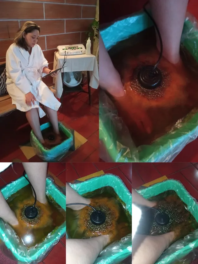 Pediluvio. Desintoxicacion Iónica.