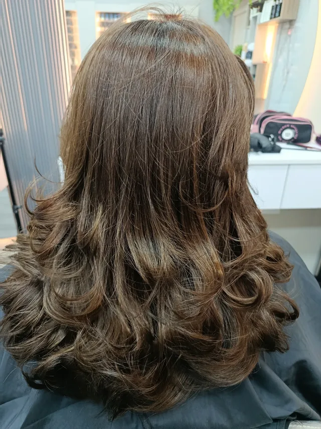 Cambio de color corte y secado