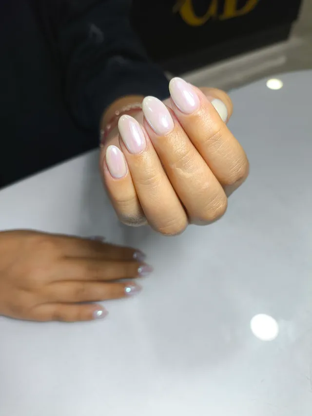 Semipermanente con nivelación rubber y efecto hielo