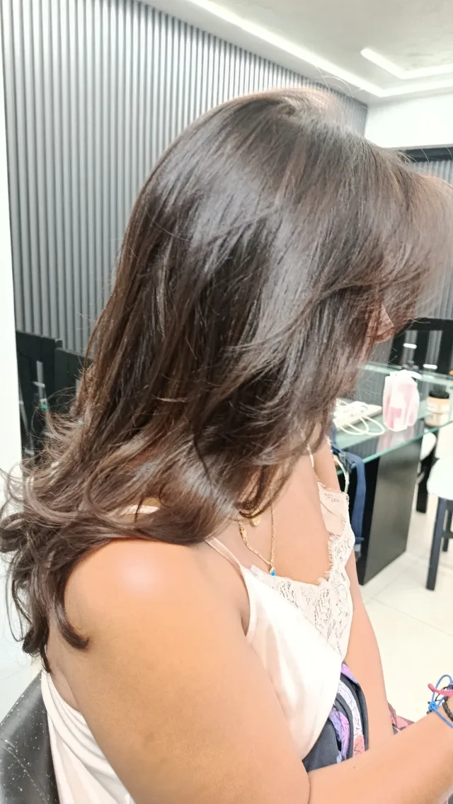 Aplicación tinte corte y secado